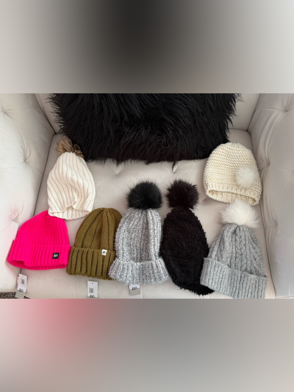 Bundle Of 8 Beanies! 3 Brand New (NWT), Other 4 Rarely Worn! Mix Of Brands, BP!